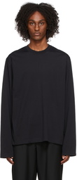 Acne Studios Black Cotton Long Sleeve T-Shirt