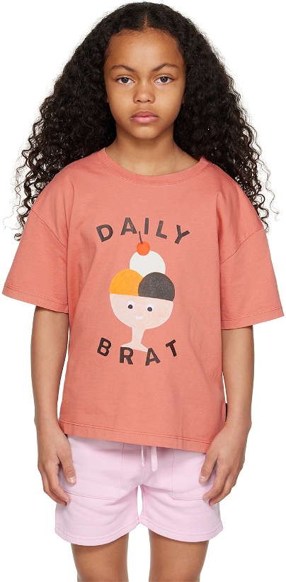 Photo: Daily Brat Kids Pink Happy Ice T-Shirt