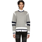 Thom Browne Grey Articulated Sweatshirt