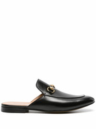 Gucci Black Horsebit Leather Loafers