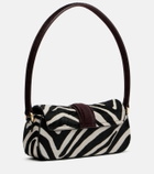 The New Arrivals Ilkyaz Ozel Zébrée.07 calf hair shoulder bag