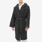 Tekla Fabrics Terry Bathrobe in Ash Black