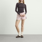 Adidas Women's Terry Towel Shorts in Sandy Pink