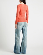 Majestic Filatures Womens Cardigan in Orange