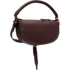Chloé Burgundy Mini Marcie Shoulder Bag