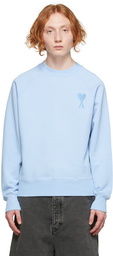 AMI Paris Blue Ami De Cœur Sweatshirt