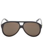 Gucci Men's Eyewear GG1286S Sunglasses in Black/Brown