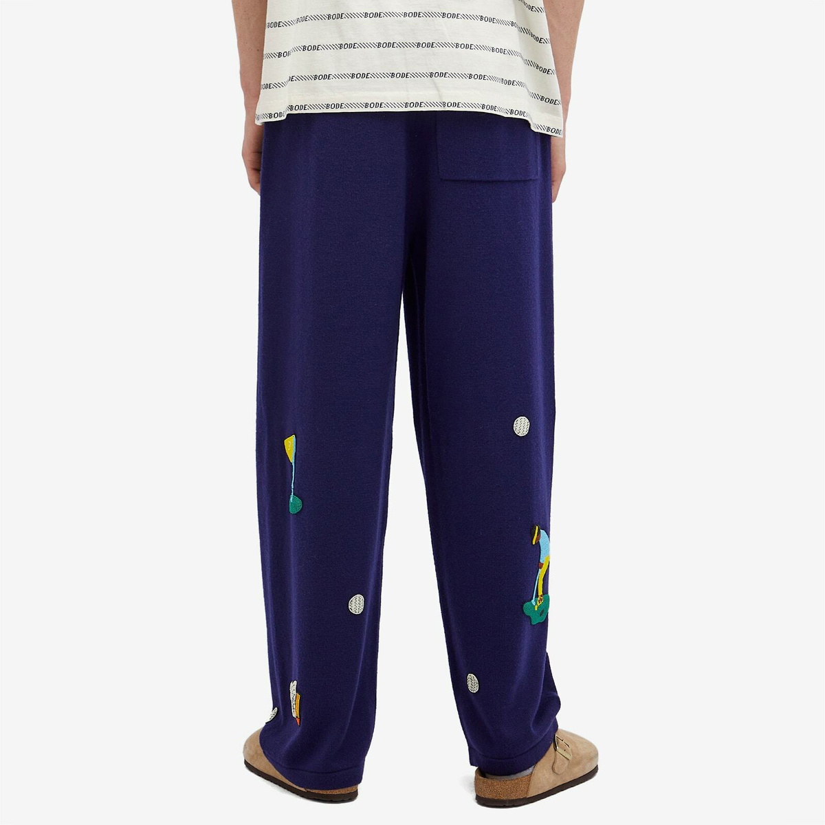 BODE Men's Golf Sweat Pants in Navy