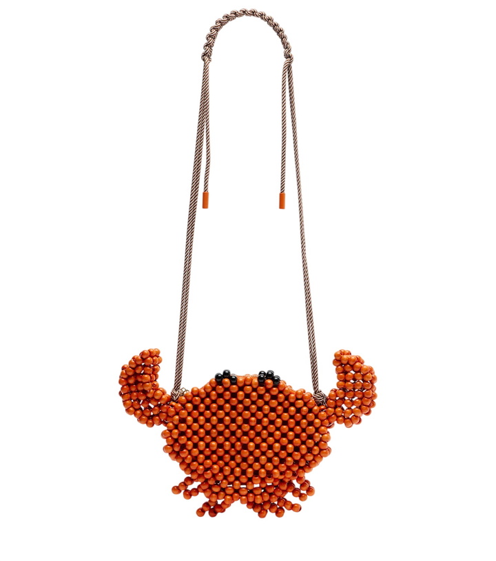 Photo: Alémais Crab Mini beaded crossbody bag