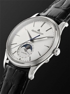 Jaeger-LeCoultre - Master Ultra Thin Automatic Moon-Phase 39mm Stainless Steel and Alligator Watch, Ref. No. 1368430