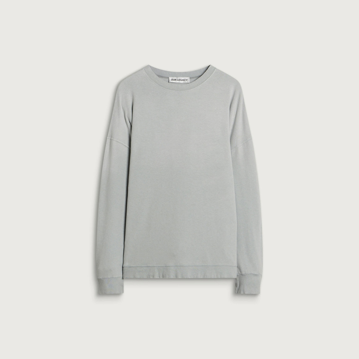 Our Legacy Men's Sunfaded Ash Rogue Loopback Slack Sweatshirt