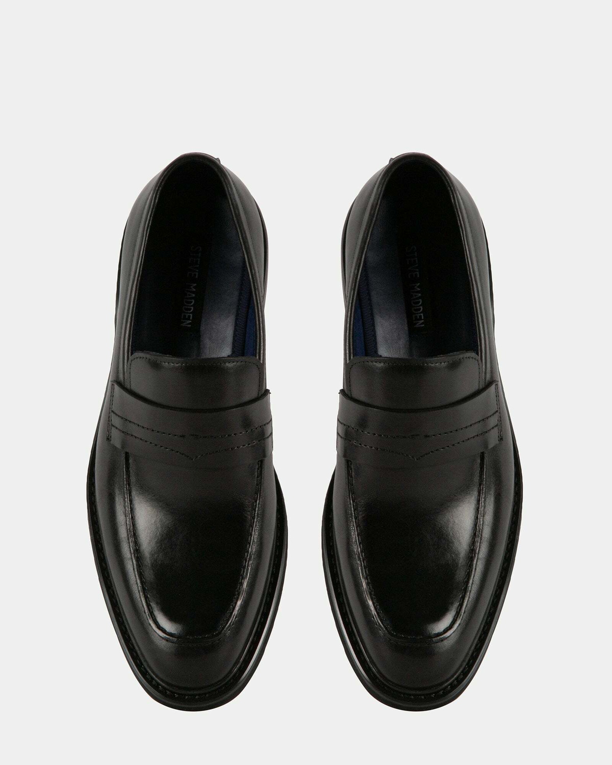 Steve Madden Mammoth Loafers in Black