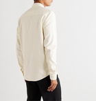 AMI - Logo-Appliquéd Cotton Shirt - White