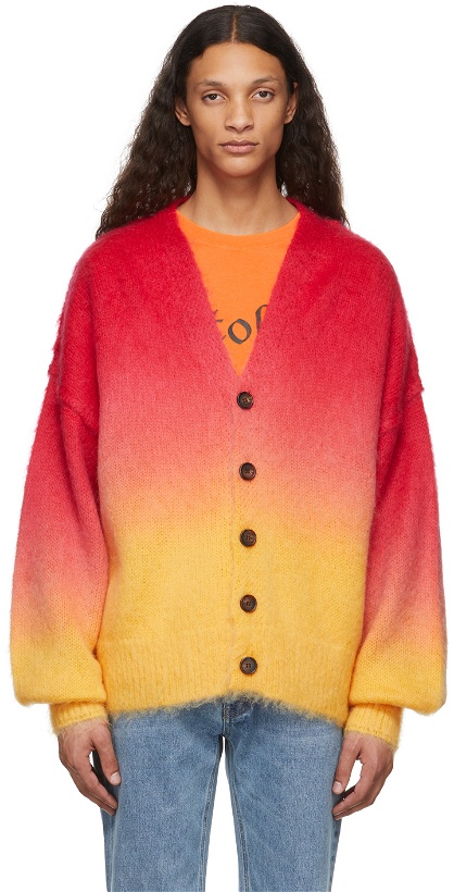 Photo: Stolen Girlfriends Club Red & Yellow Faded Dreams Cardigan