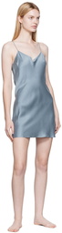 ASCENO Blue Lyon Minidress