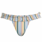 Faithfull The Brand Women's Tavira Bikini Bottom in Sifnos Stripe