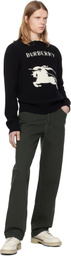 Burberry Black Regular-Fit Jeans