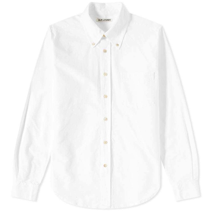 Photo: Our Legacy Original Button Down Shirt White Oxford