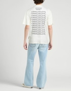 Msgm Mens T-shirt Cream