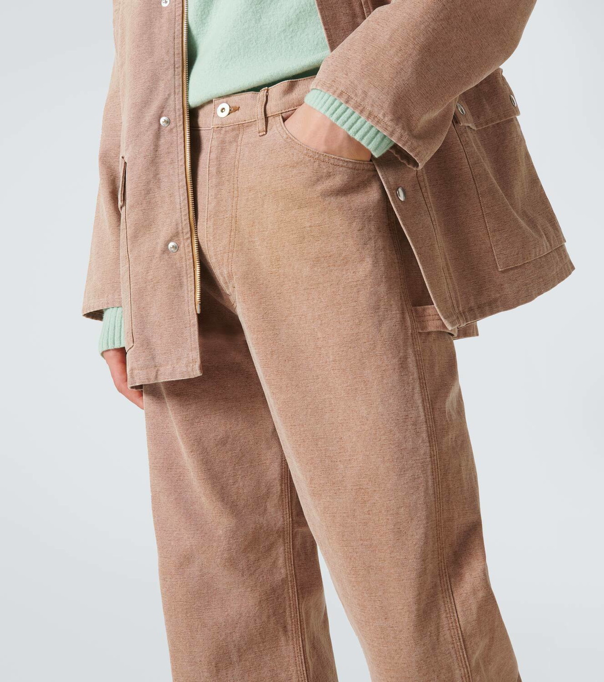 【新品】AURALEE COTTON OILED CANVAS PANTS Auralee Cotton Oiled Canvas Pants Light Beige – Neighbour