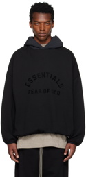 Fear of God ESSENTIALS Black Bonded Hoodie