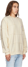 Marcelo Burlon County of Milan Off-White Cross Inside-Out Sweater
