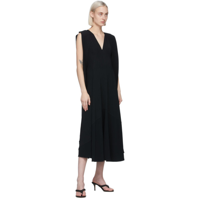 Victoria Beckham Black Double V Flare Dress Victoria Beckham Victoria Beckham Black Double V Flare Dress Victoria Beckham