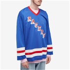 Members of the Rage Men's Rangers Hockey Jersey in Surf The Web