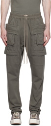 Rick Owens DRKSHDW Gray Creatch Cargo Pants