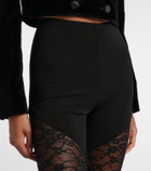 Nina Ricci Lace-trimmed legging