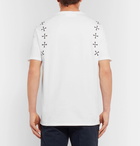 Neil Barrett - Printed Stretch-Cotton Jersey T-Shirt - Men - White