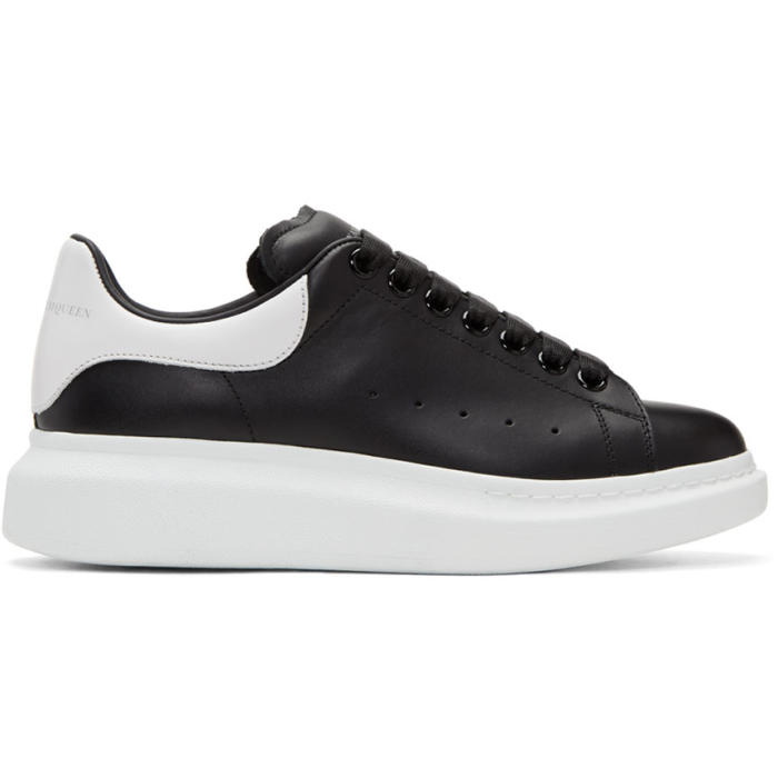 Photo: Alexander McQueen Black and White Oversized Sneakers 