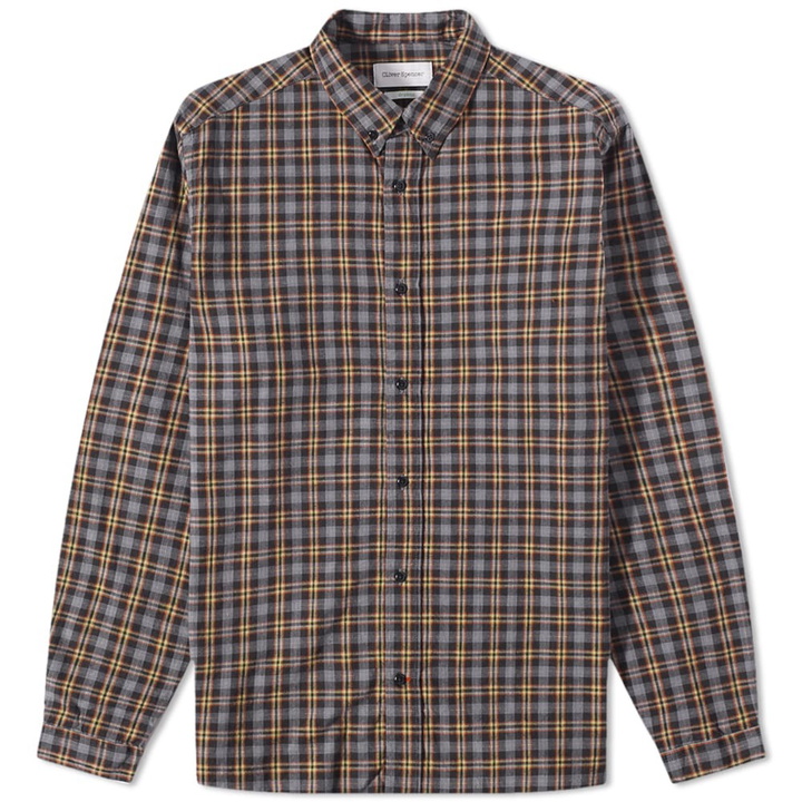 Photo: Oliver Spencer Men's Brook Check Shirt in Multi