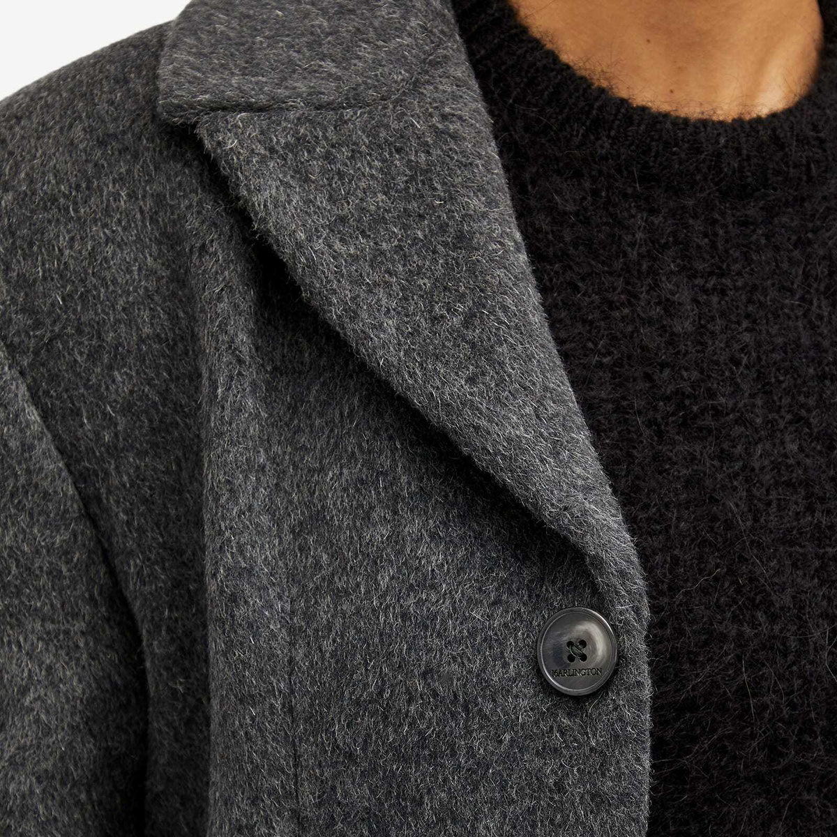 16Arlington Women's Bateman Mohair Wool Coat in Grey