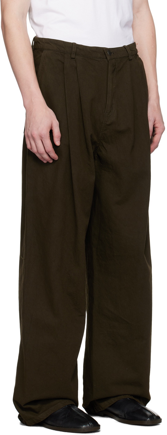 Mark Kenly Domino Tan Studio Brown Per Trousers