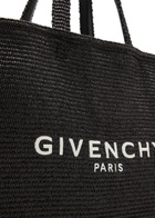 Givenchy G-Tote Medium Raffia Tote - Black And White - One Size