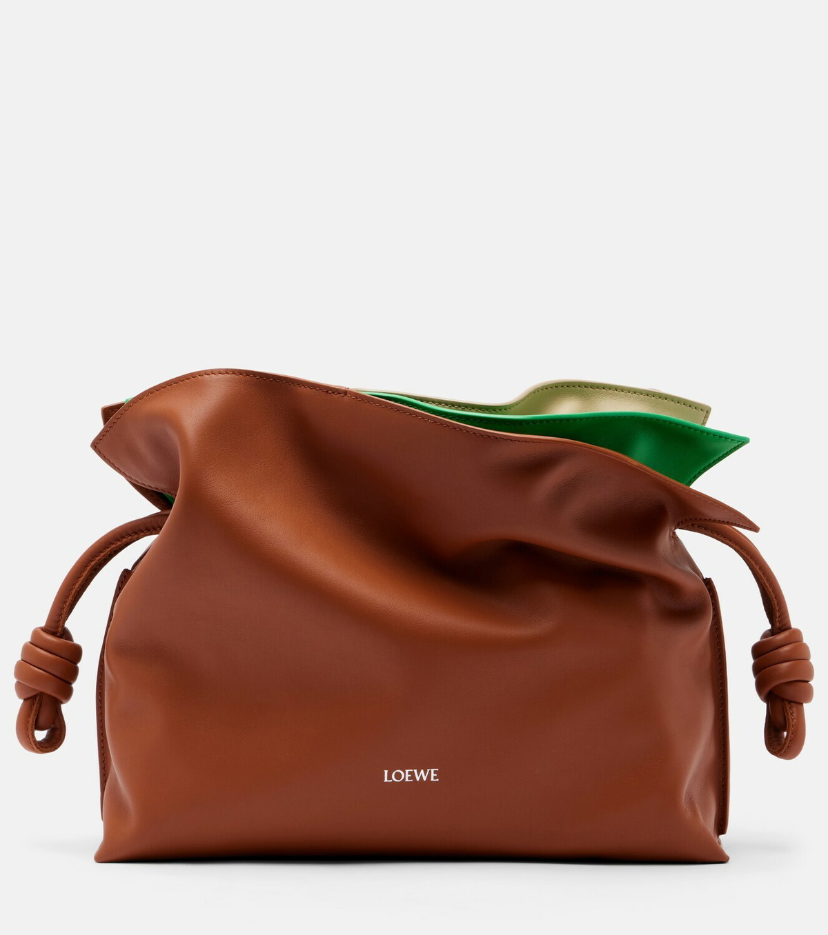 Loewe Flamenco Medium layered leather clutch