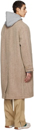 mfpen White & Brown Curator Coat