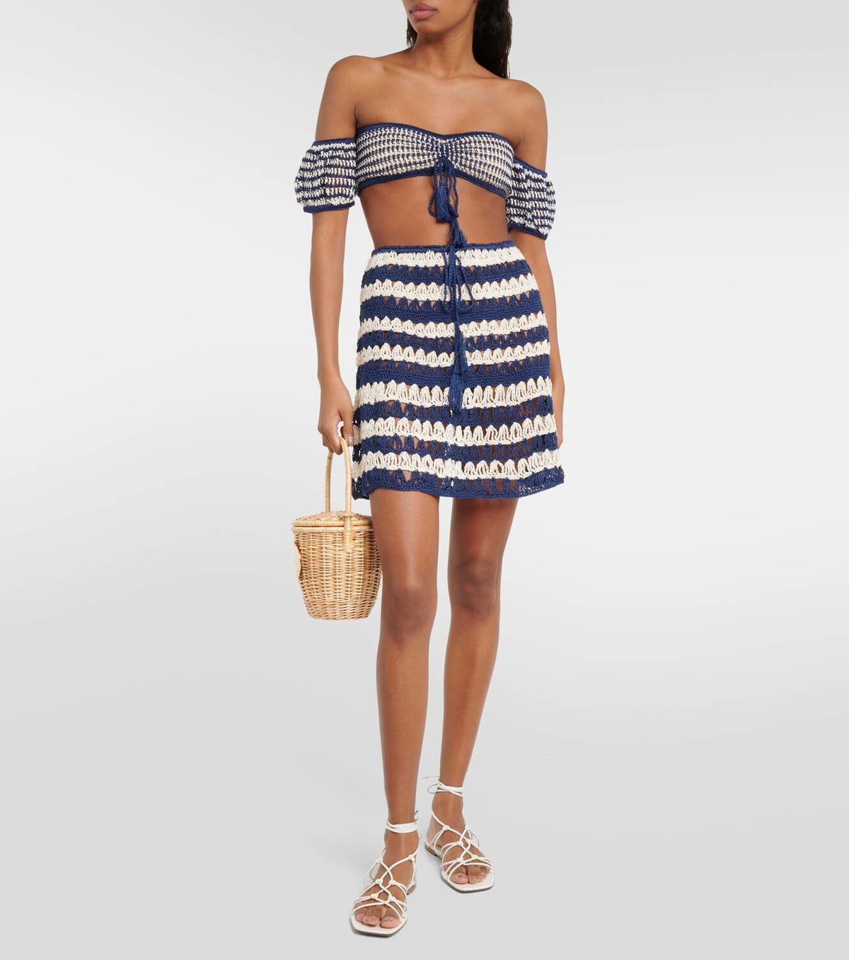 Anna Kosturova Sunset Leah crochet cotton top