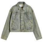 Entire Studios Women's Gem Denim Jacket in Surface Wave