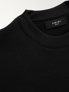 AMIRI - Printed Cotton-Jersey Sweatshirt - Black