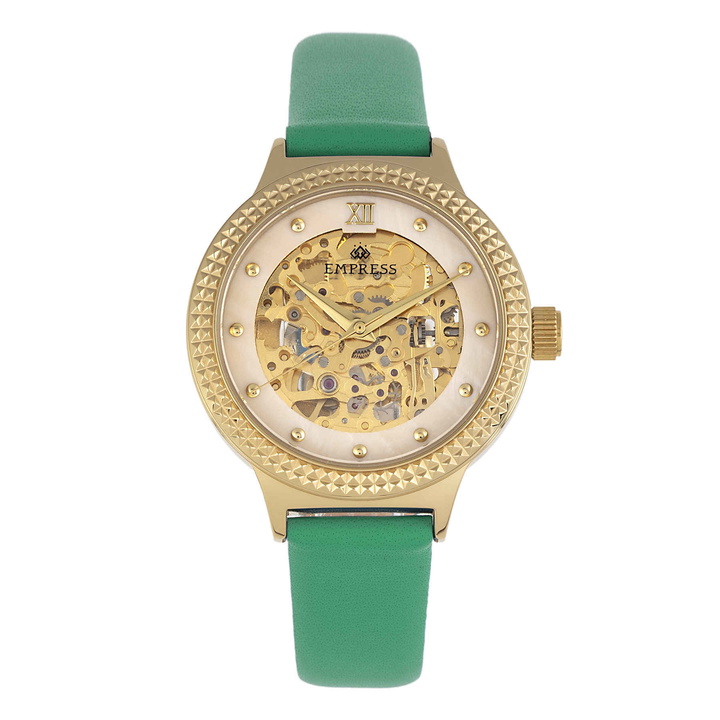 Photo: Empress Alice Automatic White Dial Ladies Watch EMPEM3203