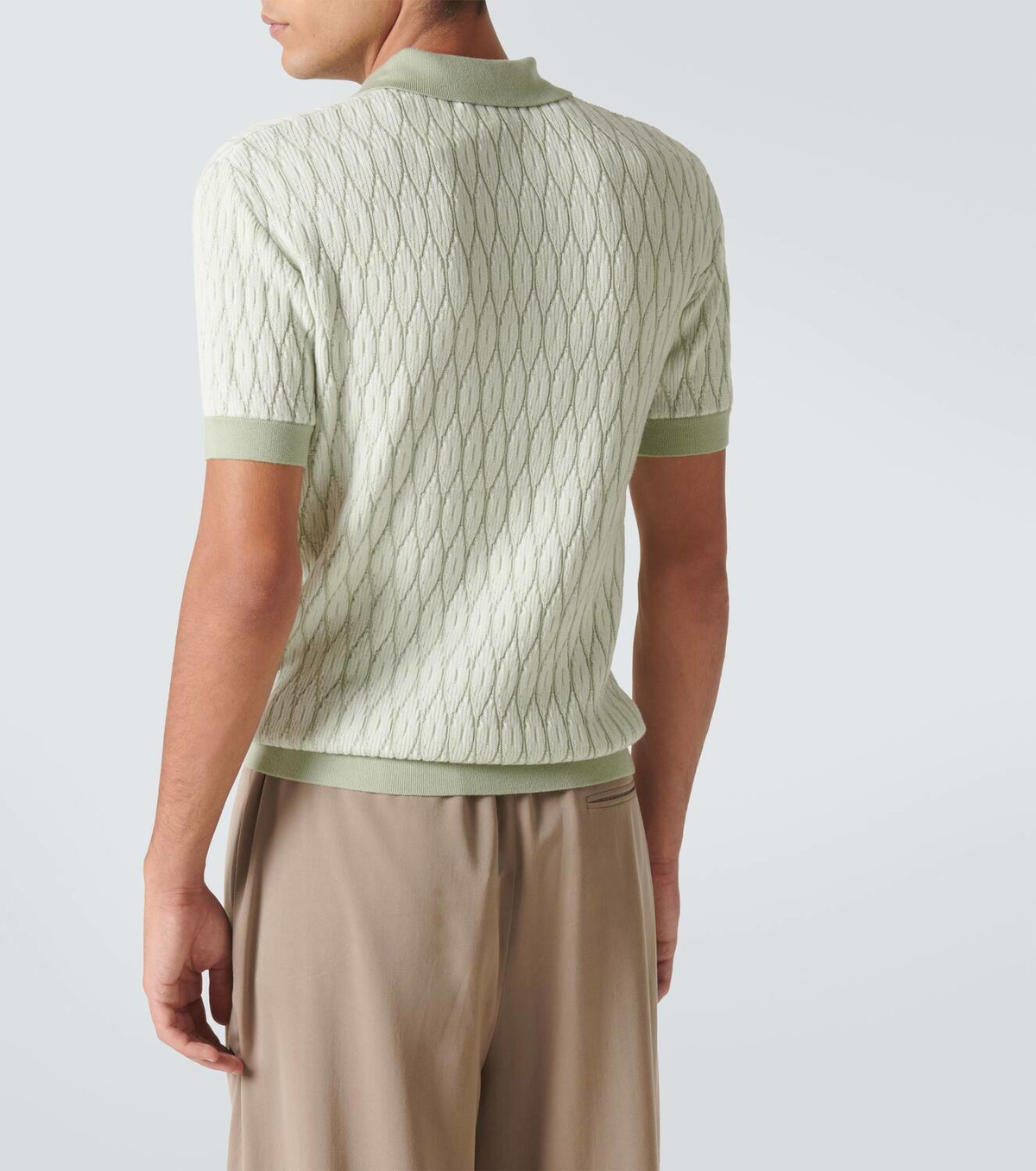 King & Tuckfield Wool polo sweater