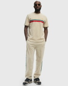 Sergio Tacchini AYME VELOUR TEE Beige Mens Shortsleefe