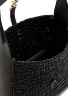 Saint Laurent Le 5 à 7 Small Raffia Bucket bag - Black - One Size