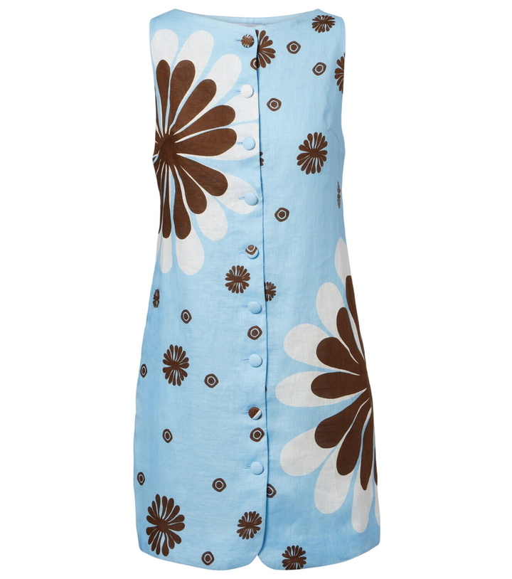 Photo: Cala de la Cruz Rhoda floral linen minidress