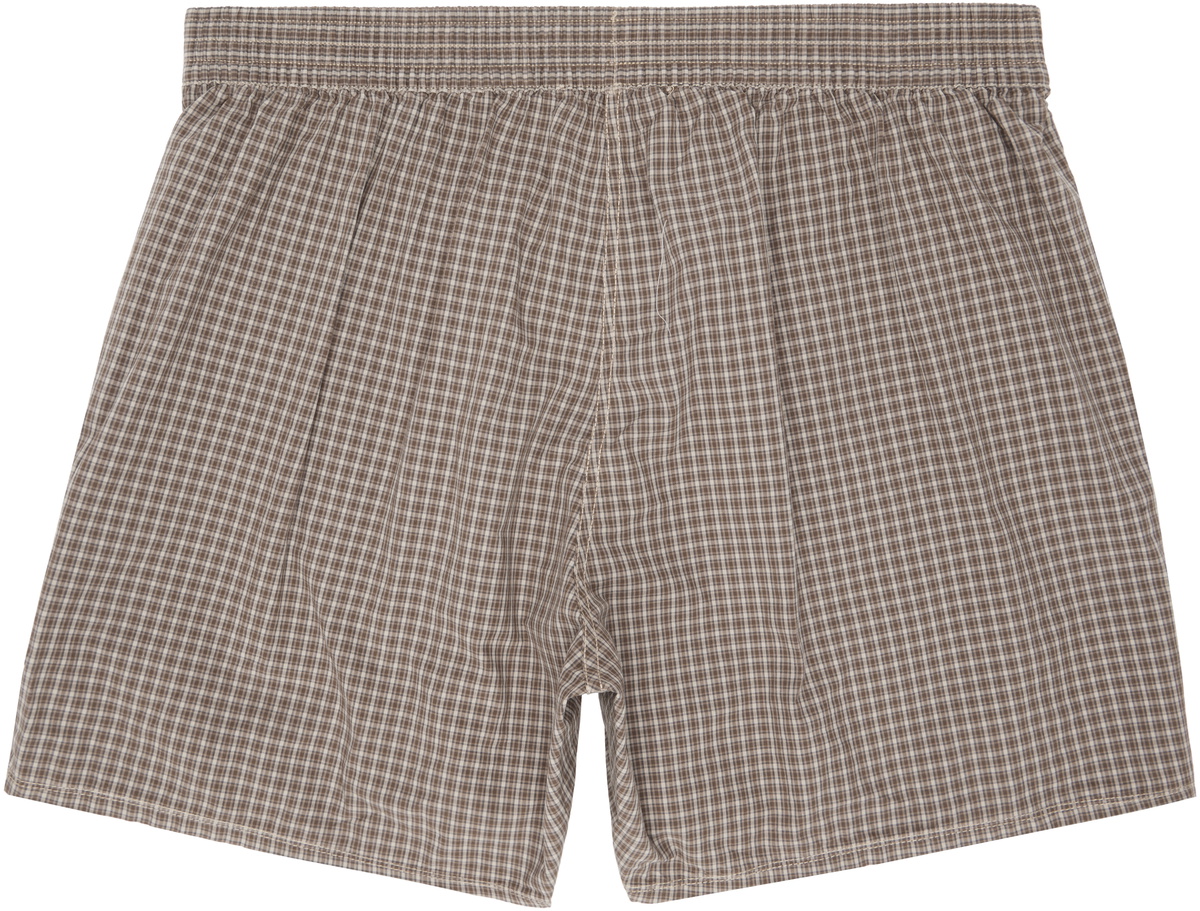 ERL Brown Mini Plaid Boxers