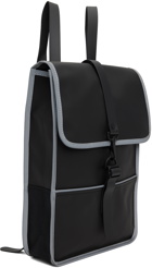 RAINS Black Reflective Mini Backpack