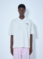 Acne Studios Washed Logo Polo Shirt