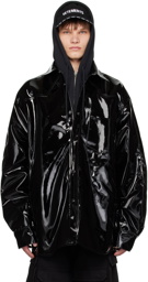VETEMENTS Black Shiny Jacket